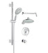 Grohe Europlus 23 5/8 Inch GrohFlex Thermostatic Valve Shower Set