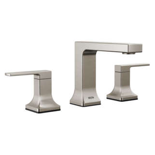 Delta Velum: Two Handle Widespread Bathroom Faucet