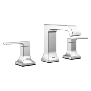 Delta Velum: Two Handle Widespread Bathroom Faucet