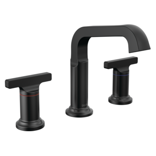 Delta Tetra: Two Handle Widespread Bathroom Faucet