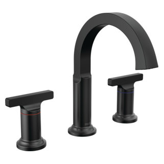 Delta Tetra: Two Handle Widespread Bathroom Faucet