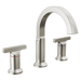 Delta Tetra: Two Handle Widespread Bathroom Faucet