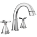 Delta Stryke: Two Handle Widespread Pull Down Bathroom Faucet