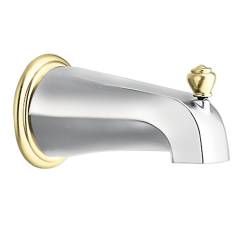 Moen 3807 Monticello Diverter Spout in Chrome/Polished Brass