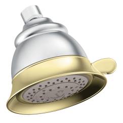 Moen 3838 Four-Function Spray Head in Chrome/Polished Brass