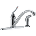 Delta 400LF-HDF Single Handle Kitchen Faucet with Spray