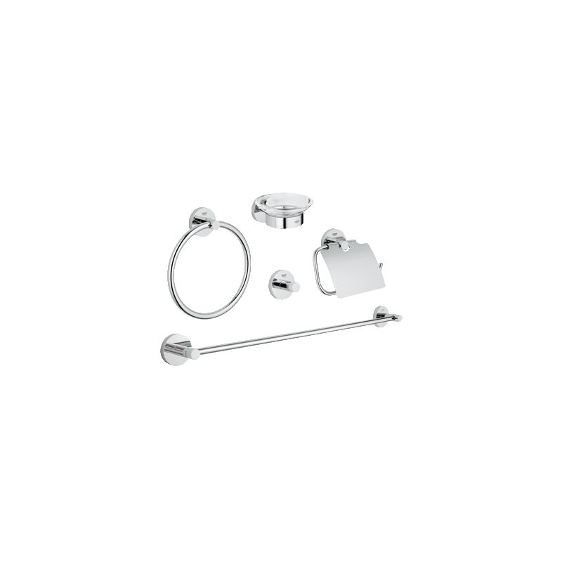 Grohe 40344 Essentials Wall Mount Bathroom Accessory Set