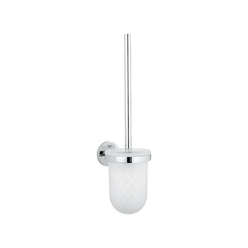 Grohe 40374001 Essentials Wall Mount Toilet Brush Set