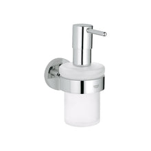 Load image into Gallery viewer, Grohe 40448 Essentials 5 Inch Wall Mount Soap Dispenser with Holder
