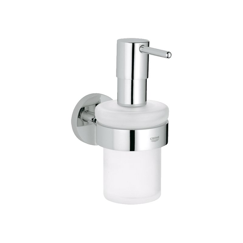 Grohe 40448 Essentials 5 Inch Wall Mount Soap Dispenser with Holder