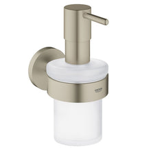 Load image into Gallery viewer, Grohe 40448 Essentials 5 Inch Wall Mount Soap Dispenser with Holder
