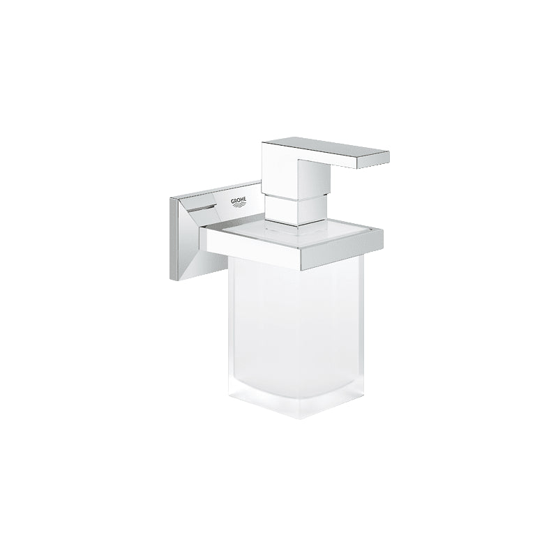 Grohe 40494000 Allure Brilliant 3-7/8 Inch Wall Mount Holder with Soap Dispenser