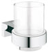 Grohe 40755001 Essentials Cube 2-7/8 Inch Wall Mount Tooth Brush Holder