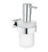 Grohe Essentials Cube Wall Mount Soap Dispenser with Holder