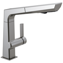 Load image into Gallery viewer, Delta 4193-DST Pivotal Single Handle Pull-Out Kitchen Faucet
