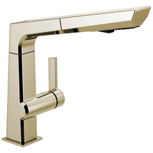 Load image into Gallery viewer, Delta 4193-DST Pivotal Single Handle Pull-Out Kitchen Faucet
