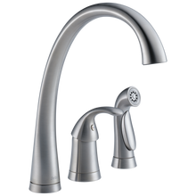 Load image into Gallery viewer, Delta 4380-DST Pilar Single Handle Kitchen Faucet with Spray
