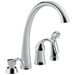 Delta 4380-SD-DST Pilar Single Handle Kitchen Faucet with Spray and Soap Dispenser