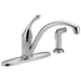 Delta 440-DST Collins Single Handle Kitchen Faucet with Spray