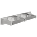 Delta Commercial Twin Paper Holder with 2 Plastic Rollers