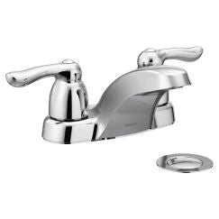 Moen 4925 Chateau Double Handle Centerset Bathroom Faucet in Chrome