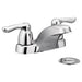 Moen 4925 Chateau Double Handle Centerset Bathroom Faucet in Chrome