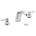 Moen 4945 Chateau 1.2 GPM Double Handle Widespread Bathroom Faucet in Chrome