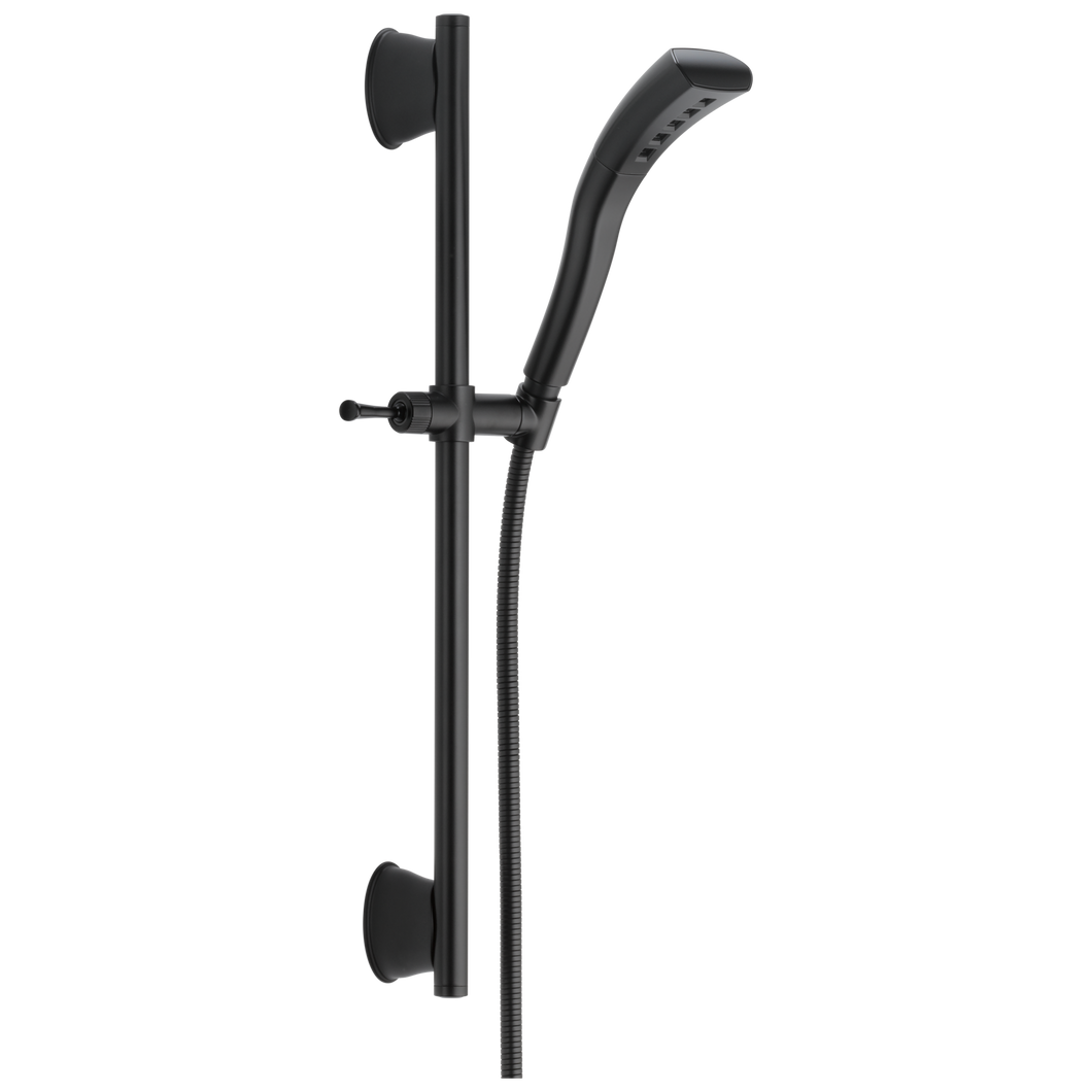 Delta 51579-BL Single-Setting H2Okinetic Slide Bar Hand Shower