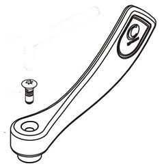 Moen Wrist Blade Handle, Cold, 8200 Series