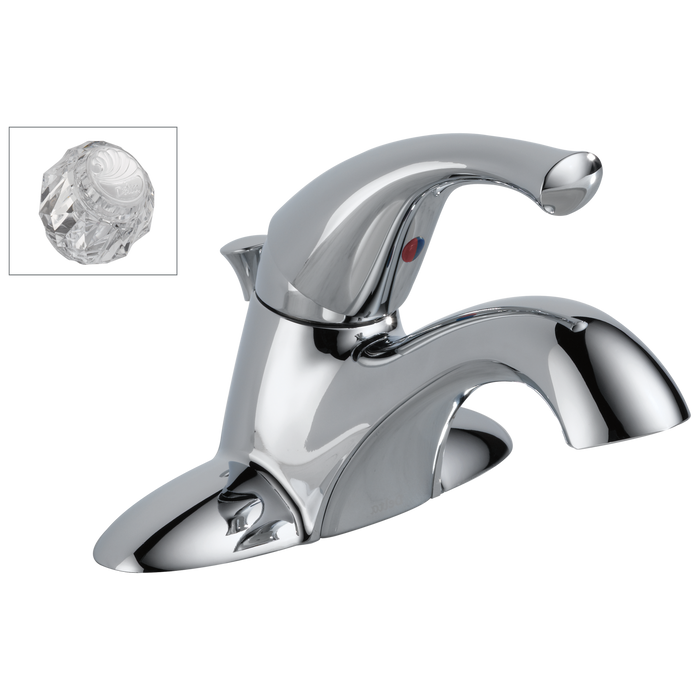 Delta 521-ECO-DST-A Classic Single Handle Center Set Bathroom Faucet