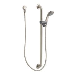 Moen 52236GBM15 Commercial Slide Bar/Grab Bar Shower in Classic Brushed Nickel