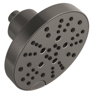 Delta Universal Showering Components: H2Okinetic 5-Setting Contempoary Round Raincan Shower Head