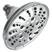 Delta Universal Showering Components: H2OKinetic 5-Setting Traditional Raincan Shower Head