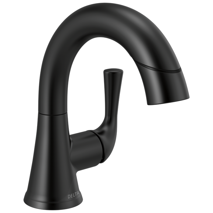 Delta Delta Kayra™: Single Handle Pull-Down Bathroom Faucet
