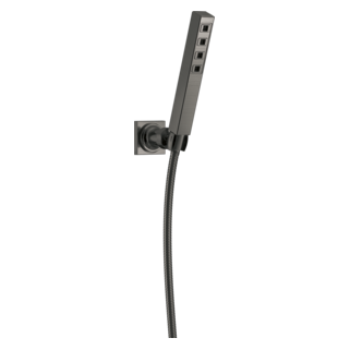 Delta Universal Showering Components: H2Okinetic Single-Setting Adjustable Wall Mount Hand Shower