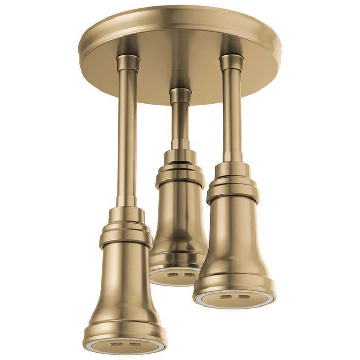 Delta 57190-25-L H2Okinetic Pendant Raincan Shower Head with Led Light