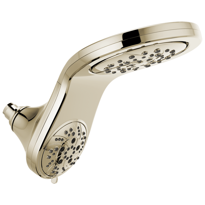 Delta Universal Showering Components: HydroRain H<sub>2</sub>Okinetic 5-Setting Two-in-One Shower Head