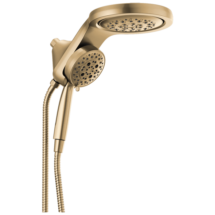 Delta Delta Universal Showering Components: HydroRain H<sub>2</sub>Okinetic 5-Setting Two-in-One Shower Head