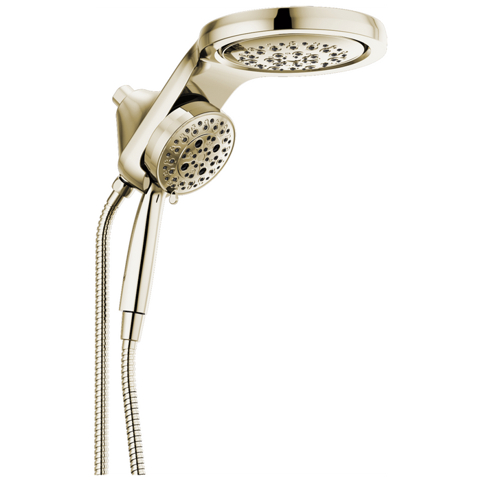 Delta Universal Showering Components: HydroRain H2Okinetic 5-Setting Two-In-One Shower Head