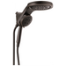 Delta Delta Universal Showering Components: HydroRain H<sub>2</sub>Okinetic 5-Setting Two-in-One Shower Head