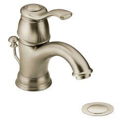 Moen 6102 Kingsley One Handle Bathroom Faucet in Brushed Nickel