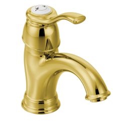 Moen 6102 Kingsley One Handle Bathroom Faucet in Polished Brass