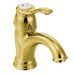 Moen 6102 Kingsley One Handle Bathroom Faucet in Polished Brass
