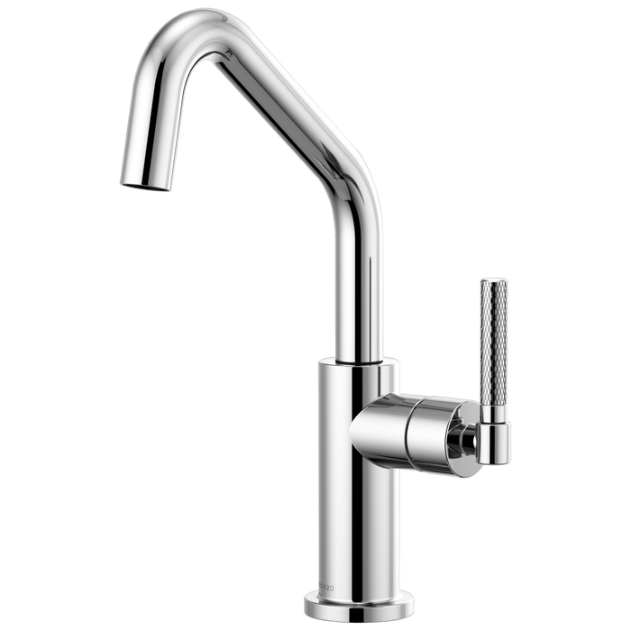 Brizo Brizo Litze: Bar Faucet with Angled Spout and Knurled Handle