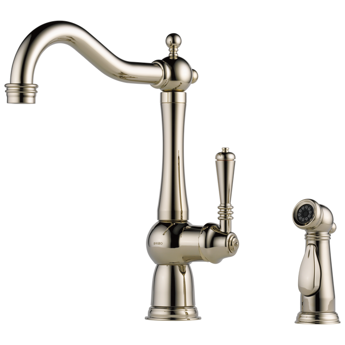 Brizo Brizo Tresa: Single Handle Kitchen Faucet with Spray