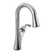 Moen 6124 Notch One Handle Pulldown Bar Faucet in Chrome