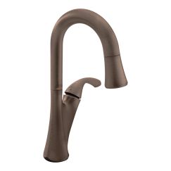 Moen 6124 Notch One Handle Pulldown Bar Faucet in Oil Rubbed Bronze