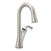 Moen 6124 Notch One Handle Pulldown Bar Faucet in Spot Resist Stainless