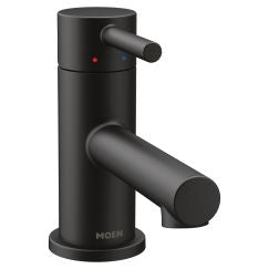 Moen 6191 Align One Handle Low Arc Bathroom Faucet in Matte Black