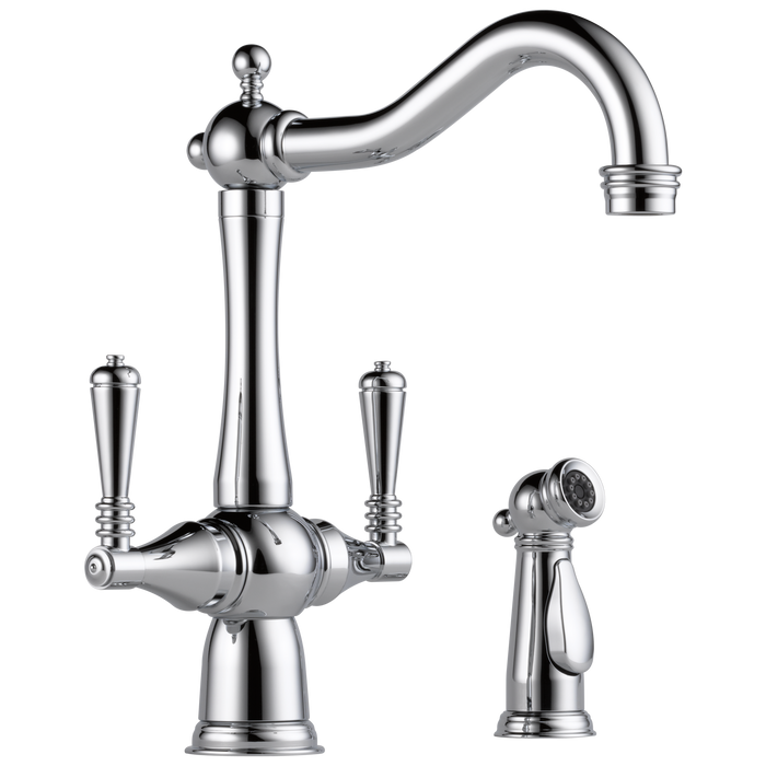 Brizo Tresa: Two Handle Kitchen Faucet with Spray